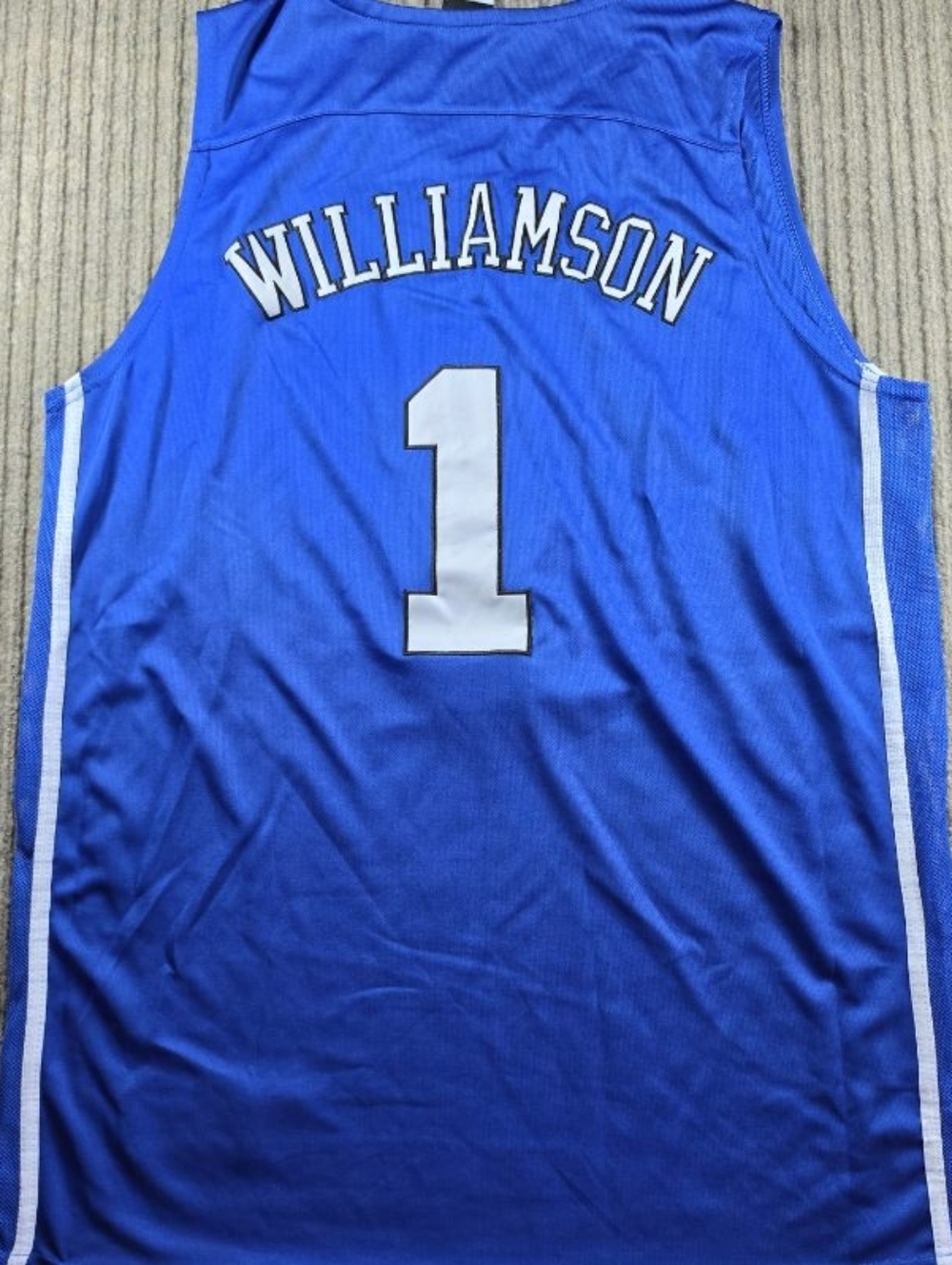 Nike Elite Zion Williamson Duke Blue Devils Jersey Size Large - Picture 2 of 7
